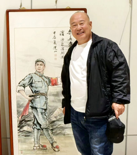 抗战精神跃纸上：戴运山以画笔致敬胜利80周年